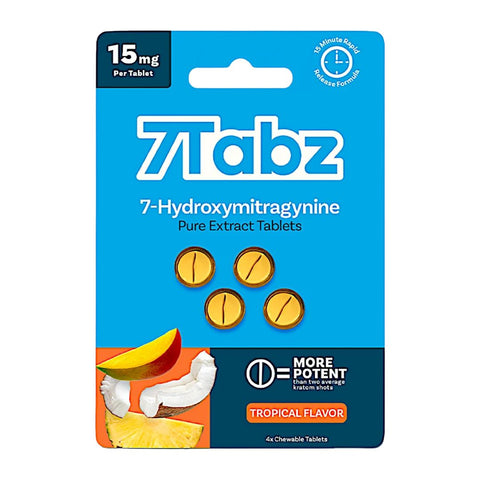 7Tabz 7 hydroxy 15 Mg 4 Count Pack