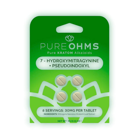 Pure Ohms 7-Hydroxymitragynine Pseudo Tablet 4cts