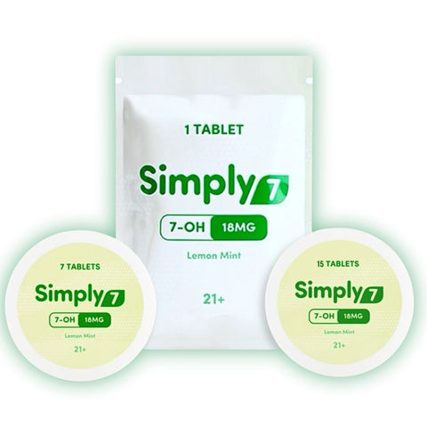 Simply7 Lemon Mint 18mg 7-OH Tablet