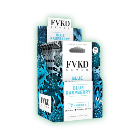 FVKD Seven 7 Hydroxy Blue Raspberry Tablet 18mg 4ct
