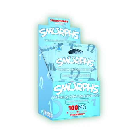 Smurph's 7-Hydroxymitragynine Extract Tablet Strawberry 25mg