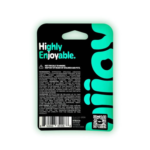 Hijoy 7-Hydroxy with Pseudo Mighty Mint Tablet 25mg