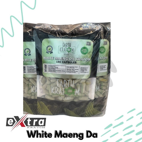 White Maeng Da Capsule - Earth Kratom