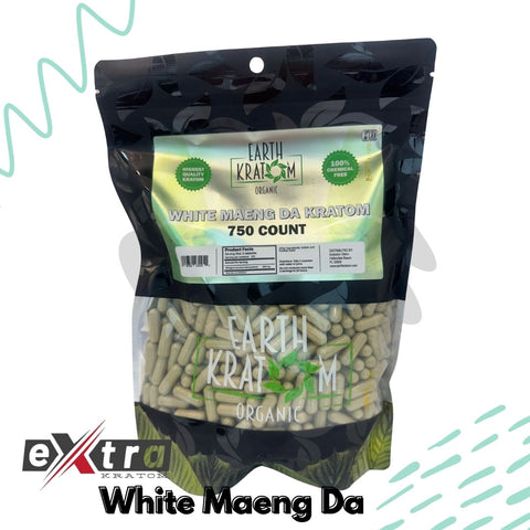 White Maeng Da Capsule - Earth Kratom