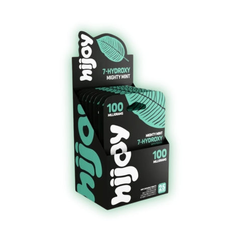 Hijoy 7-Hydroxy with Pseudo Mighty Mint Tablet 25mg