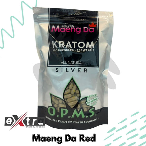 Red Maeng Da Capsule - OPMS Silver