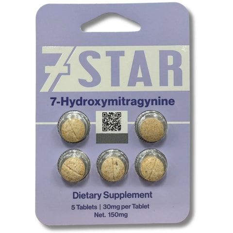 7 Star 7-Hydroxy 30mg 5 Count Tablet ( 1 Blister -5 Tablet )
