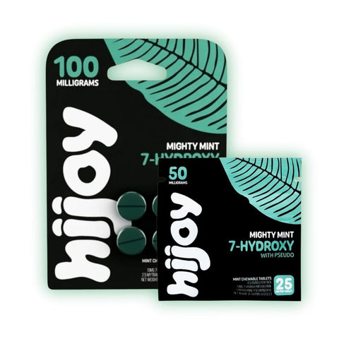 Hijoy 7-Hydroxy with Pseudo Mighty Mint Tablet 25mg