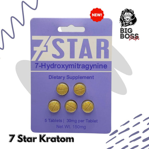 7 Star 7-Hydroxymitragynine Kratom Tablet