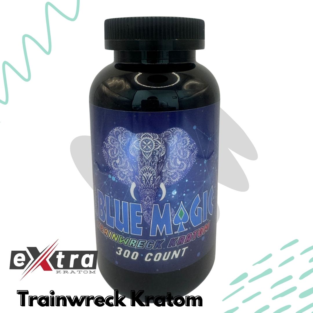 Trainwreck Kratom Capsule - Blue Magic