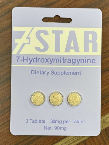 7 Star 7-Hydroxymitragynine Kratom 3 Count Tablet